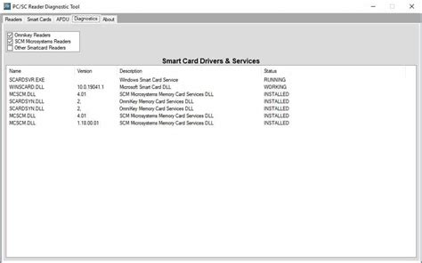 pc sc smart card reader driver|pc sc diagnostic tool.